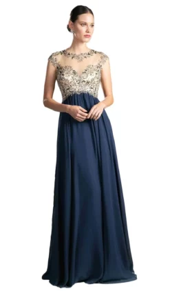 Ladivine 72 -Hot Sale WEDDING Store ladivine 72 special occasion dress 2 navy 31325899423827