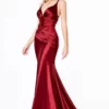 Ladivine CH236 - Ruched Mermaid Prom Dress