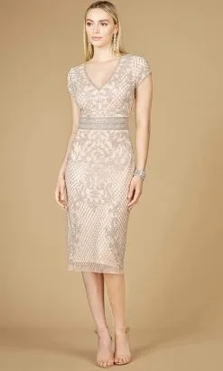 Lara Dresses 29225 - Cap Sleeve Sheath Knee-Length Dress -Hot Sale WEDDING Store lara dresses 29225 cap sleeve sheath knee length dress special occasion dress 0 blush 31682105868371