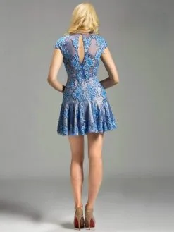 Lara Dresses - 32502 Dress In Blue/Nude -Hot Sale WEDDING Store lara dresses 32502 dress in blue nude special occasion dress 28973875232851