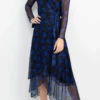 Laundry HU05D34 - High Low Print Long Dress