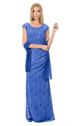 Lenovia - 5157 Cap Sleeve Draped Lace Long Sheath Dress 25 Lenovia - 5157 Cap Sleeve Draped Lace Long Sheath Dress -Hot Sale WEDDING Store lenovia 5157 cap sleeve draped lace long sheath dress bridesmaid dresses 28777321726035