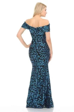 Lenovia - 5210 Ruched Off Shoulder Sheer Paisley Sequin Evening Dress 16 Lenovia - 5210 Ruched Off Shoulder Sheer Paisley Sequin Evening Dress -Hot Sale WEDDING Store lenovia 5210 ruched off shoulder sheer paisley sequin evening dress evening dresses 28074749427795