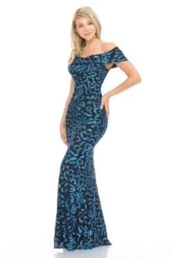 Lenovia - 5210 Ruched Off Shoulder Sheer Paisley Sequin Evening Dress 17 Lenovia - 5210 Ruched Off Shoulder Sheer Paisley Sequin Evening Dress -Hot Sale WEDDING Store lenovia 5210 ruched off shoulder sheer paisley sequin evening dress evening dresses 28074751524947