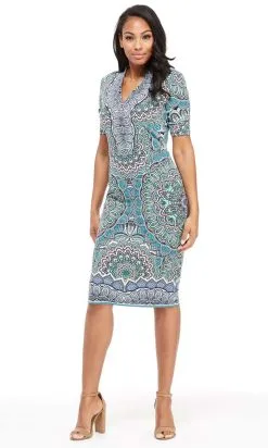 London Times - T3961M V-Neck Medallion Print Jersey Midi Sheath Dress 10 London Times - T3961M V-Neck Medallion Print Jersey Midi Sheath Dress -Hot Sale WEDDING Store london times t3961m v neck medallion print jersey midi sheath dress semi formal 14840714985555