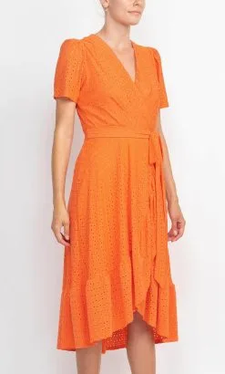 London Times T5649M - Lace A-line Faux Wrap Casual Dress 8 London Times T5649M - Lace A-line Faux Wrap Casual Dress -Hot Sale WEDDING Store london times t5649m lace a line faux wrap casual dress special occasion dress 31711520096339