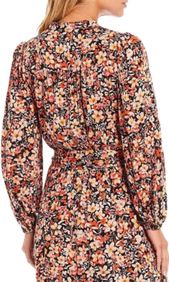 London Times T5903M - Bishop Sleeve Floral Dress -Hot Sale WEDDING Store london times t5903m bishop sleeve floral dress special occasion dress 30022222086227