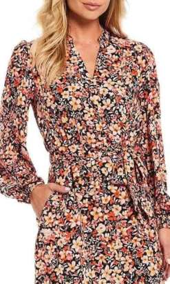 London Times T5903M - Bishop Sleeve Floral Dress -Hot Sale WEDDING Store london times t5903m bishop sleeve floral dress special occasion dress 30022222118995