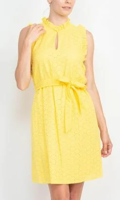 London Times T6219M - Ruffle Eyelet Short Dress -Hot Sale WEDDING Store london times t6219m ruffle eyelet short dress cocktail dresses 31652939038803