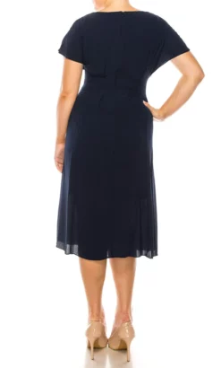 London Times T6318M - Chiffon Flowy Midi Dress -Hot Sale WEDDING Store london times t6318m chiffon flowy midi dress special occasion dress 32270411464787