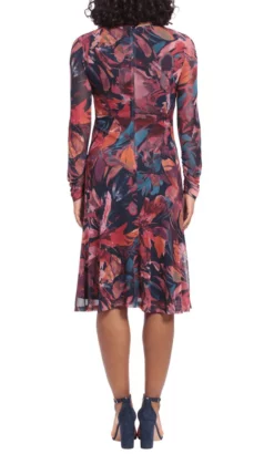London Times T6451M - Printed Bodycon Ruched Dress -Hot Sale WEDDING Store london times t6451m printed bodycon ruched dress special occasion dress 32270436925523