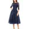 Mac Duggal 20252 - Sheer Embellished A-Line Cocktail Dress