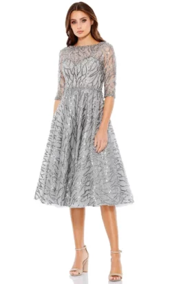 Mac Duggal 20252 - Sheer Embellished A-Line Cocktail Dress 9 Mac Duggal 20252 - Sheer Embellished A-Line Cocktail Dress -Hot Sale WEDDING Store mac duggal 20252 sheer embellished a line cocktail dress special occasion dress 2 platinum 30090935140435