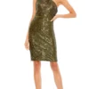 Mac Duggal 26497 - Sequined Cocktail Shiny Dress