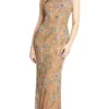 Mac Duggal - 5229 Multicolored Embellished Sheath Dress