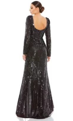 Mac Duggal 5379 - Long Sleeve Sequin Evening Gown -Hot Sale WEDDING Store mac duggal 5379 long sleeve sequin evening gown special occasion dress 32195853090899