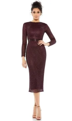 Mac Duggal 5530 - Beaded High-Neck Formal Dress -Hot Sale WEDDING Store mac duggal 5530 beaded high neck formal dress cocktail dresses 2 aubergine 31149825065043