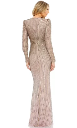 Mac Duggal 5641 - Long Sleeve Embellished Evening Dress -Hot Sale WEDDING Store mac duggal 5641 long sleeve embellished evening dress special occasion dress 32189745397843