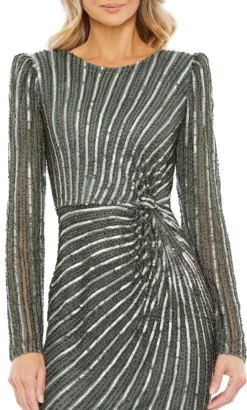 Mac Duggal 5641 - Long Sleeve Embellished Evening Dress -Hot Sale WEDDING Store mac duggal 5641 long sleeve embellished evening dress special occasion dress 32189745594451