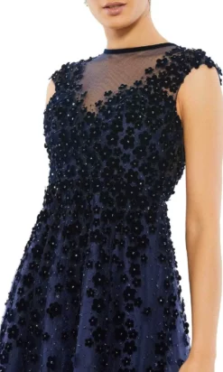 Mac Duggal 67910 - Cap Sleeve Floral Applique Cocktail Dress -Hot Sale WEDDING Store mac duggal 67910 cap sleeve floral applique cocktail dress special occasion dress 30453555626067