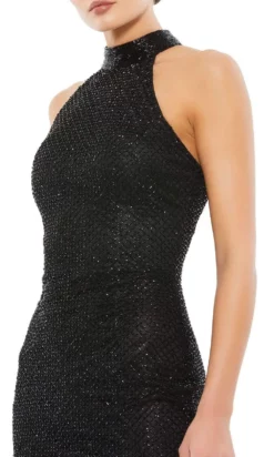 Mac Duggal Cocktail - 5531D High Halter Lattice Beaded Dress 6 Mac Duggal Cocktail - 5531D High Halter Lattice Beaded Dress -Hot Sale WEDDING Store mac duggal cocktail 5531d high halter lattice beaded dress special occasion dress 28555871420499