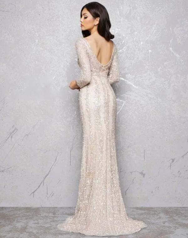 Mac Duggal - Sequined Dress Style 4247D 7 Mac Duggal - Sequined Dress Style 4247D - Image 7