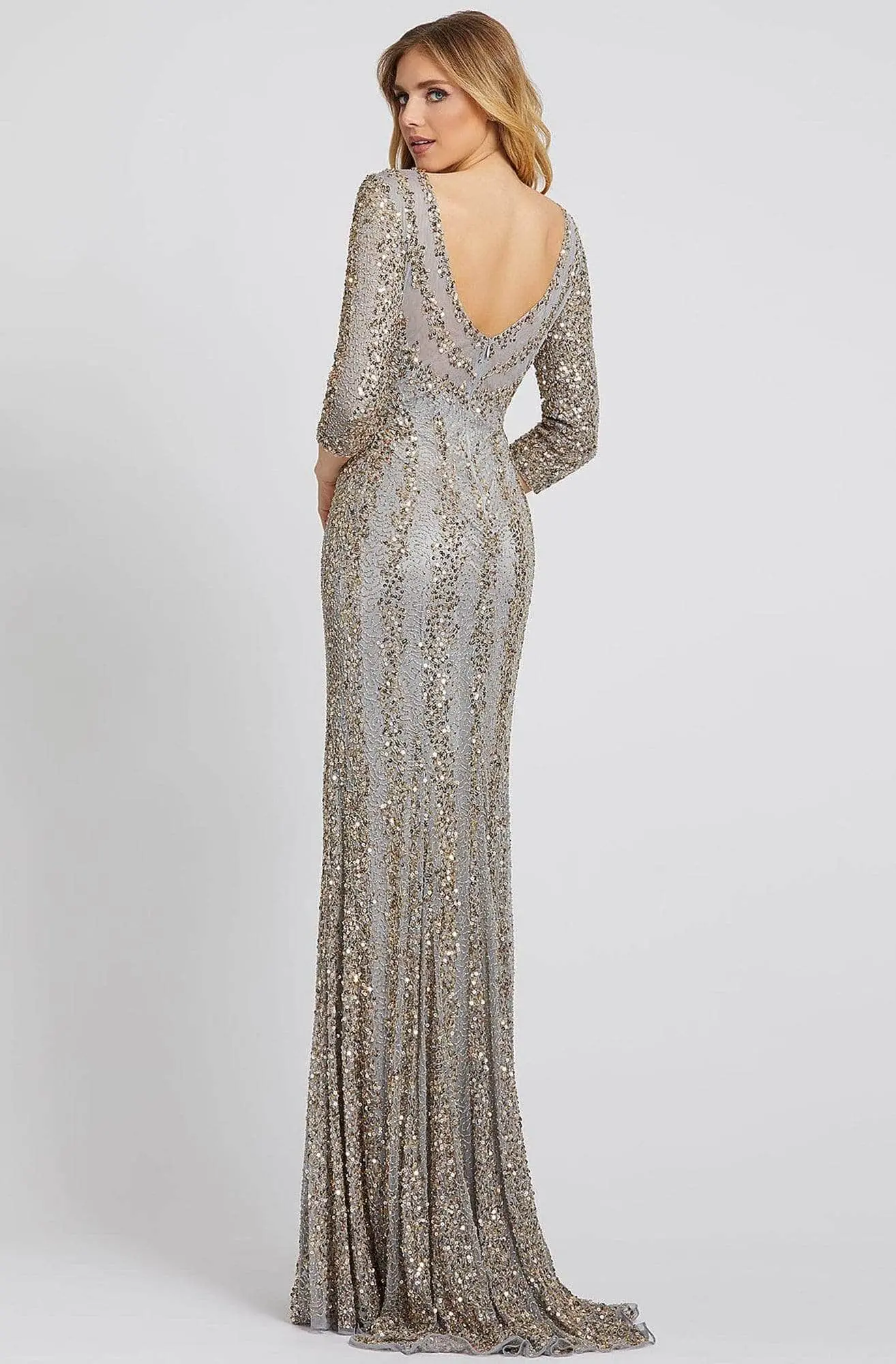 Mac Duggal - Sequined Dress Style 4247D 9 Mac Duggal - Sequined Dress Style 4247D - Image 9