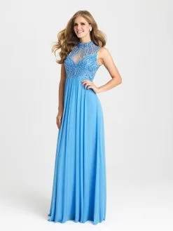 Madison James - 16-336 Dress In Periwinkle