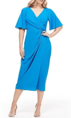 Maggy London G4077M - V-Neck Tea Length Formal Dress -Hot Sale WEDDING Store maggy london g4077m v neck tea length formal dress special occasion dress 32265996894291