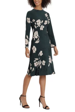 Maggy London G5063M - Long Sleeves High-Neck Short Dress -Hot Sale WEDDING Store maggy london g5063m long sleeves high neck short dress special occasion dress 29971698188371