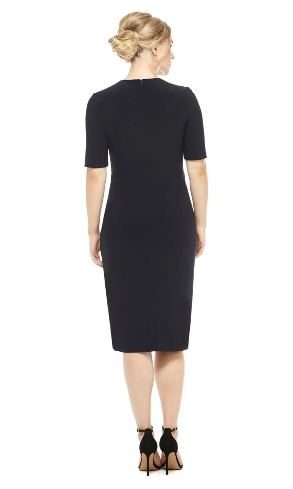 Maggy London - GSN13M Knee Length Draped Sheath Dress 2 Maggy London - GSN13M Knee Length Draped Sheath Dress - Image 2