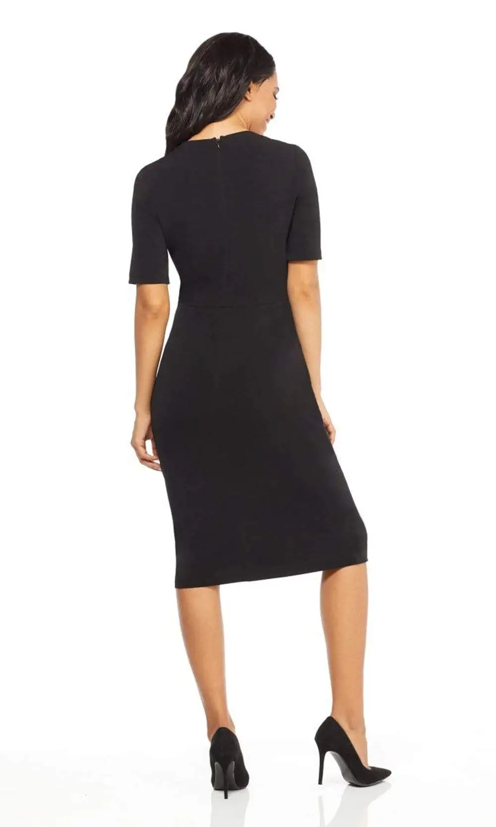 Maggy London - GSN13M Knee Length Draped Sheath Dress 6 Maggy London - GSN13M Knee Length Draped Sheath Dress - Image 6