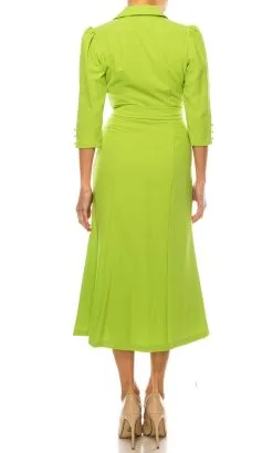 Maison Tara 91778M - Collared V-Neck Formal Dress -Hot Sale WEDDING Store maison tara 91778m collared v neck formal dress special occasion dress 32266210476115