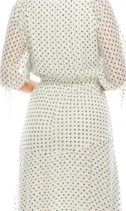 Maison Tara - 95043M Tea Length Polkadot Button Down Dress 10 Maison Tara - 95043M Tea Length Polkadot Button Down Dress -Hot Sale WEDDING Store maison tara 95043m tea length polkadot button down dress wedding guest 14755428270163