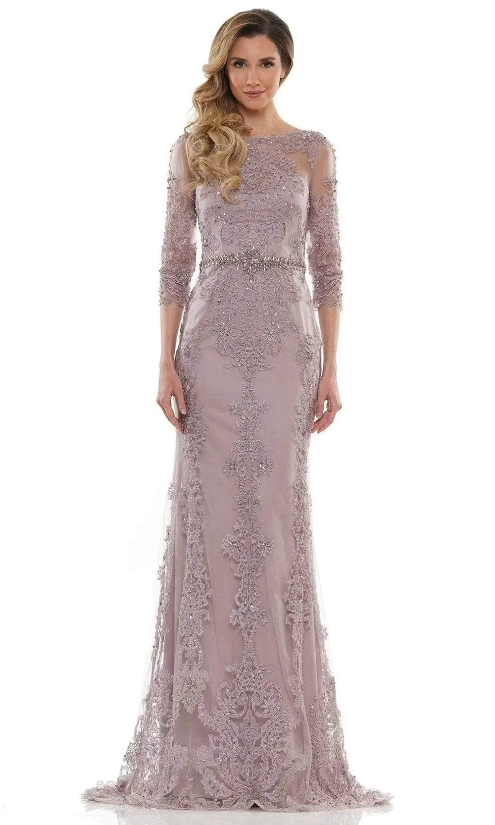 Marsoni By Colors - Beaded Sheath Dress MV1123 - 1 Pc Charcoal In Size 12 Available 1 Marsoni By Colors - Beaded Sheath Dress MV1123 - 1 Pc Charcoal In Size 12 Available