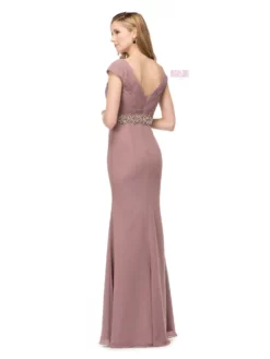 Marsoni By Colors - M169 Ruched Wrap Cap Sleeve Gown -Hot Sale WEDDING Store marsoni by colors m169 ruched wrap cap sleeve gown special occasion dress 28838405734483