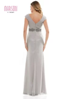 Marsoni By Colors - M169 Ruched Wrap Cap Sleeve Gown -Hot Sale WEDDING Store marsoni by colors m169 ruched wrap cap sleeve gown special occasion dress 28838705266771