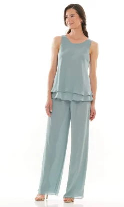 Marsoni By Colors - M304 Long Sleeves Jacket Pantsuit -Hot Sale WEDDING Store marsoni by colors m304 long sleeves jacket pantsuit mother of the bride dresses 28644607230035