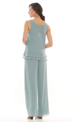 Marsoni By Colors - M304 Long Sleeves Jacket Pantsuit -Hot Sale WEDDING Store marsoni by colors m304 long sleeves jacket pantsuit mother of the bride dresses 28644615946323