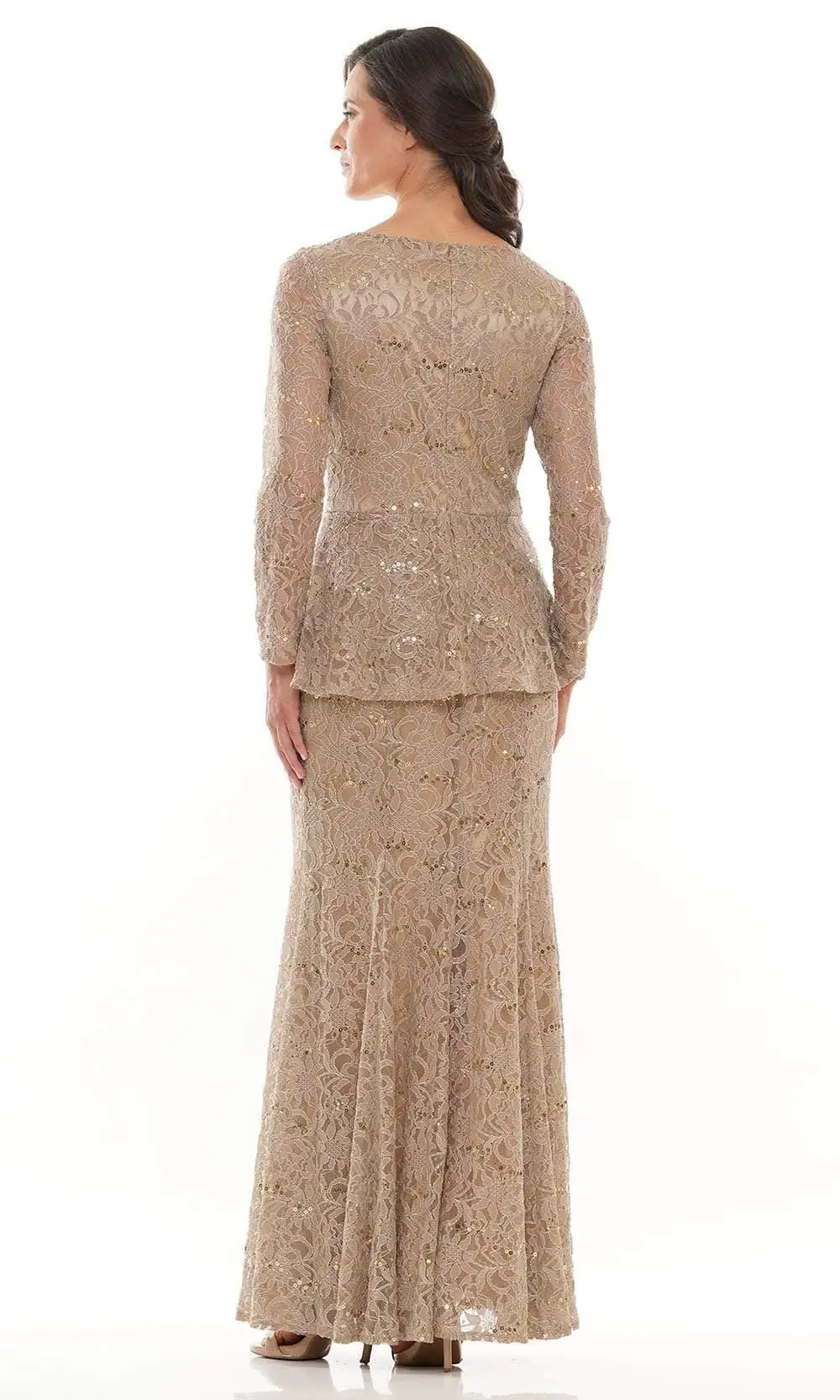 Marsoni By Colors - M306 V-Neck Trumpet Evening Dress 10 Marsoni By Colors - M306 V-Neck Trumpet Evening Dress - Image 10