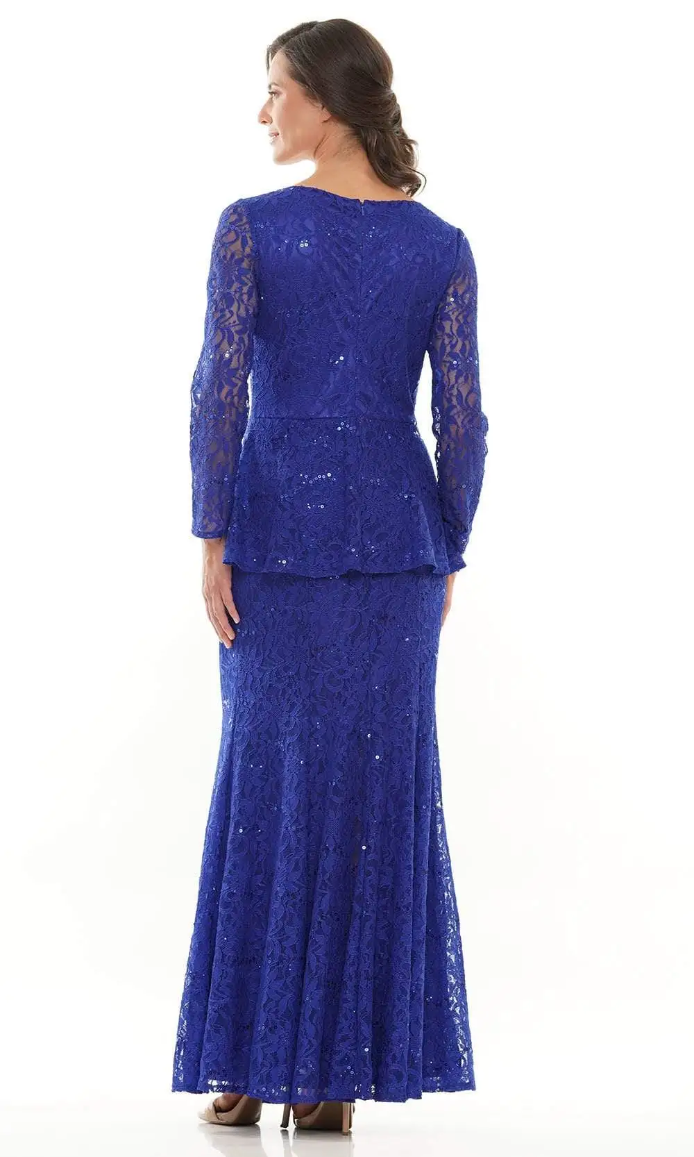 Marsoni By Colors - M306 V-Neck Trumpet Evening Dress 8 Marsoni By Colors - M306 V-Neck Trumpet Evening Dress - Image 8