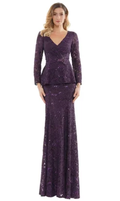 Marsoni By Colors - M306 V-Neck Trumpet Evening Dress 12 Marsoni By Colors - M306 V-Neck Trumpet Evening Dress -Hot Sale WEDDING Store marsoni by colors m306 v neck trumpet evening dress mother of the bride dresses 6 eggplant 28652385271891
