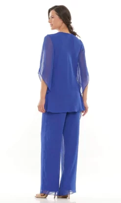 Marsoni By Colors - M308 V-Neck Half Sleeves Pantsuit -Hot Sale WEDDING Store marsoni by colors m308 v neck half sleeves pantsuit mother of the bride dresses 28651071340627
