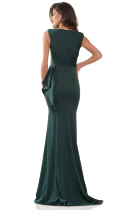 Marsoni By Colors MV1227 - Ruffle Accent Evening Dress -Hot Sale WEDDING Store marsoni by colors mv1227 ruffle accent evening dress evening dresses 31803037974611