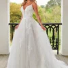 Mary's Bridal MB2144 - Embroidered Sleeveless Wedding Gown