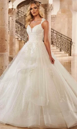Mary's Bridal MB6090 - Sleeveless Deep Sweetheart Wedding Gown