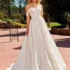 Mary's Bridal MB6101 - Lace Sweetheart Neck Wedding Gown