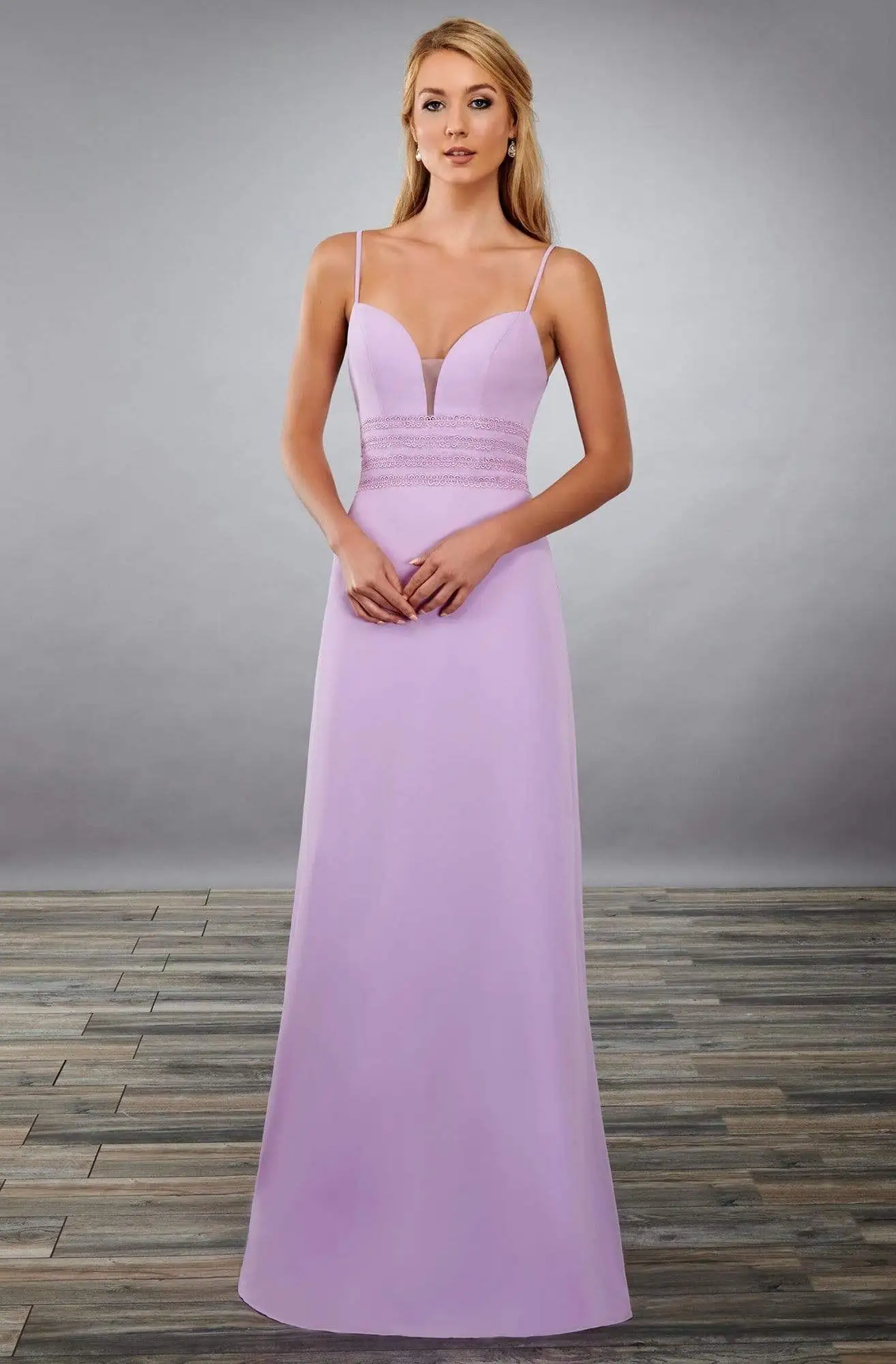 Mary's Bridal - MB7077 Sweetheart Laced Waist A-Line Dress 1 Mary's Bridal - MB7077 Sweetheart Laced Waist A-Line Dress