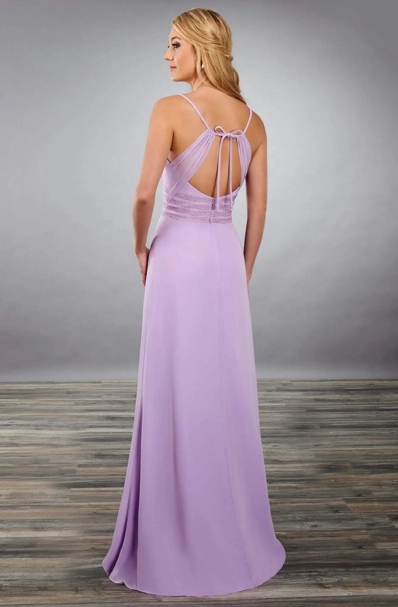 Mary's Bridal - MB7077 Sweetheart Laced Waist A-Line Dress 2 Mary's Bridal - MB7077 Sweetheart Laced Waist A-Line Dress - Image 2