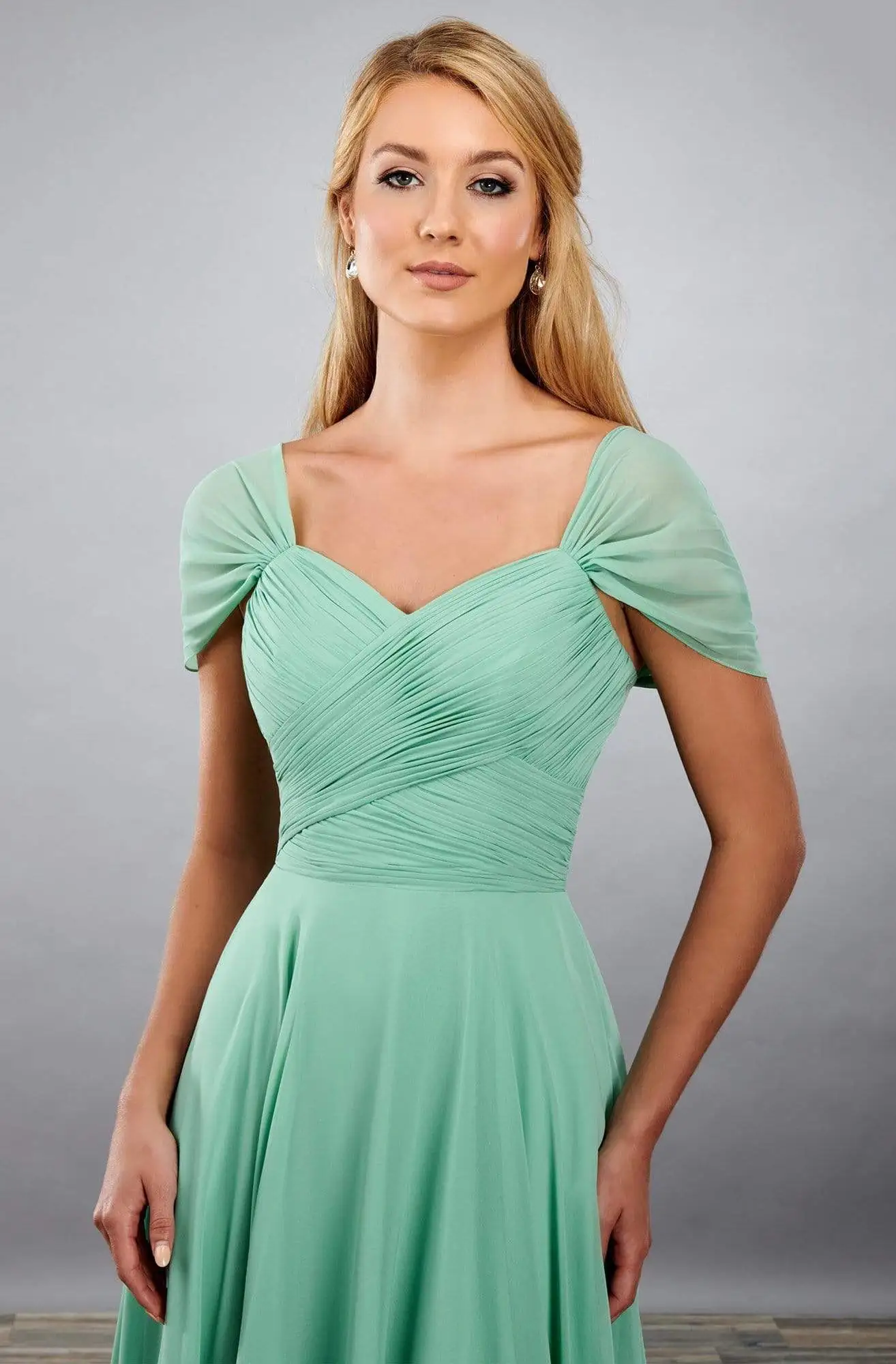 Mary's Bridal - MB7081 Sweetheart Ruched A-Line Dress 3 Mary's Bridal - MB7081 Sweetheart Ruched A-Line Dress - Image 3